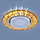 Точечный светодиодный светильник 3022 GX53 GD золото (немецкое качество) , фото 3