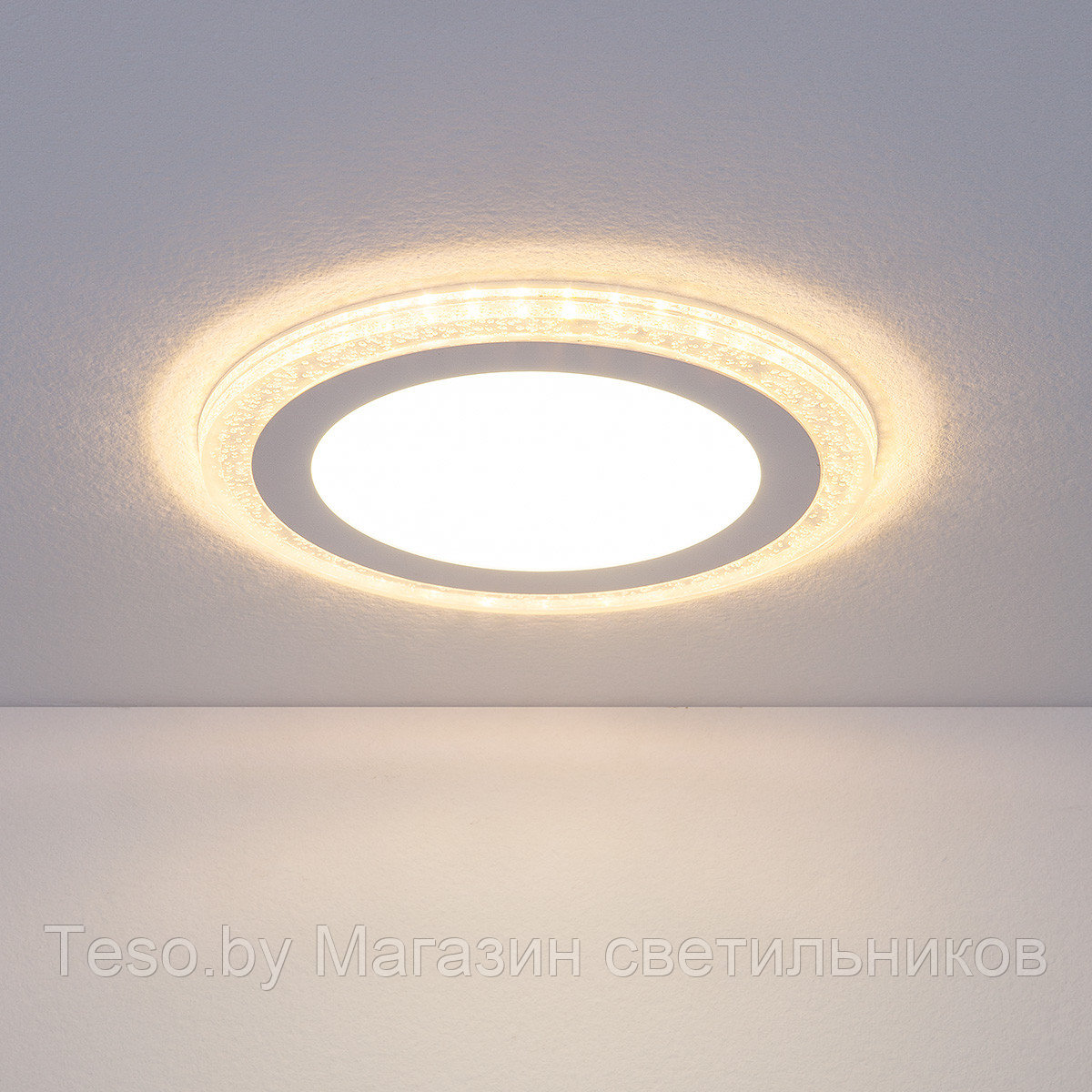 Встраиваемый потолочный светодиодный светильник DLR024 18W 4200K (немецкое качество) 