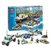Конструктор Bela Urban 10421 Полицейский патруль (аналог Lego City Police Patrol 60045) 409 д