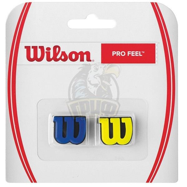 Виброгаситель Wilson Profeel x2 (желтый/синий) (арт. WRZ537700) - фото 1 - id-p85200887