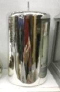 Свеча зеркальная серебряная "Эксклюзив"10*8см,арт. pd-142П