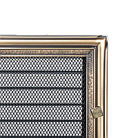 Решетка каминная вентиляционная рустик с жалюзи RX 17х30
