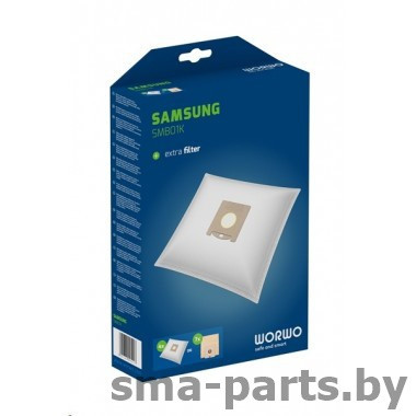 Комплект пылесборников (одноразовые мешки) для сухого пылесоса Samsung ( Самсунг ) SMB 01 K (4 шт.) - фото 1 - id-p78813738