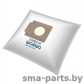 Комплект пылесборников (одноразовые мешки) для сухого пылесоса EIO EMB 01 K. В упаковке 4 одноразовых мешка.