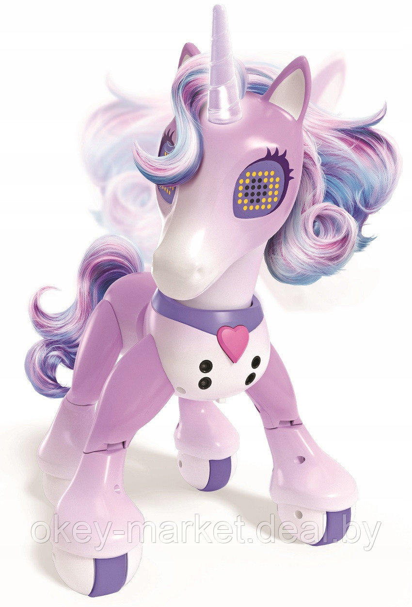 Интерактивный Волшебный Единорог Enchanted Unicorn Zoomer Spin Master - фото 5 - id-p85245268