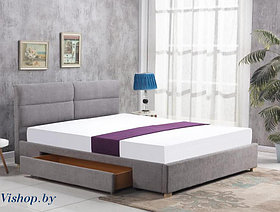 Кровать HALMAR MERIDA 160 светло-серый