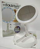 Зеркало со светодиодами My FoldAway Mirror, фото 7