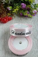 Пришивные тканевые бирки "Handmade"цвет: светло-розовый