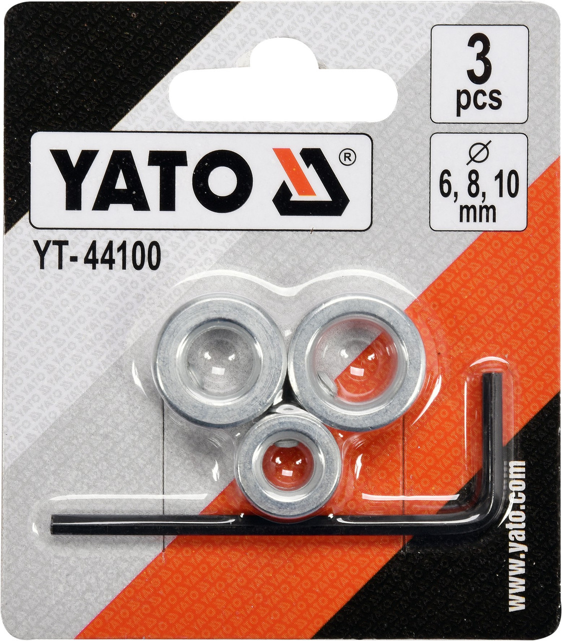 Ограничитель глубины для свёрл 6,8,10 мм "Yato" YT-44100 - фото 3 - id-p85280723