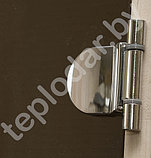 Стеклянная дверь для бани Doorwood, стекло матовое бронза, фото 2