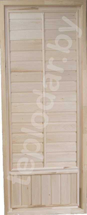 Деревянная дверь для бани Doorwood "Эконом" - фото 2 - id-p85282351