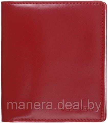 Визитница из натуральной кожи Versado 2 кармана 079, красная