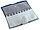 Визитница Duralook Visifix Walk, 130 × 260 мм, 4 кармана, 12 листов, синяя с серым, фото 2
