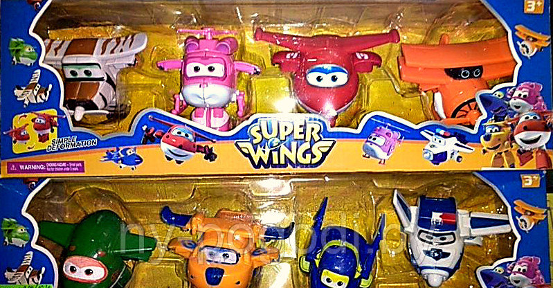 Игрушки Трансформеры  Super Wings супер крылья 4 в 1