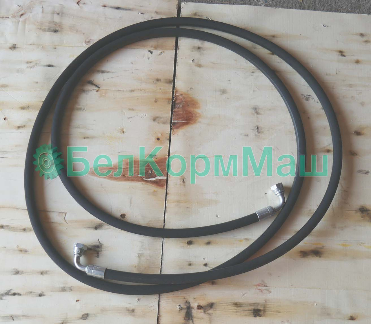 Рукав РВД 25-SAE100R17 x850 90-90-90, DKR G1" к кормораздатчику ИСРК-12Ф "Хозяин"