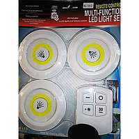 Набор светодиодных ламп (3 шт с пультом) BL-1012