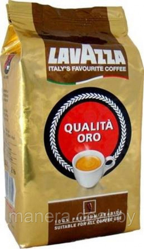 Кофе "Lavazza" в зерне Qualita Oro, 500г - фото 1 - id-p85311811