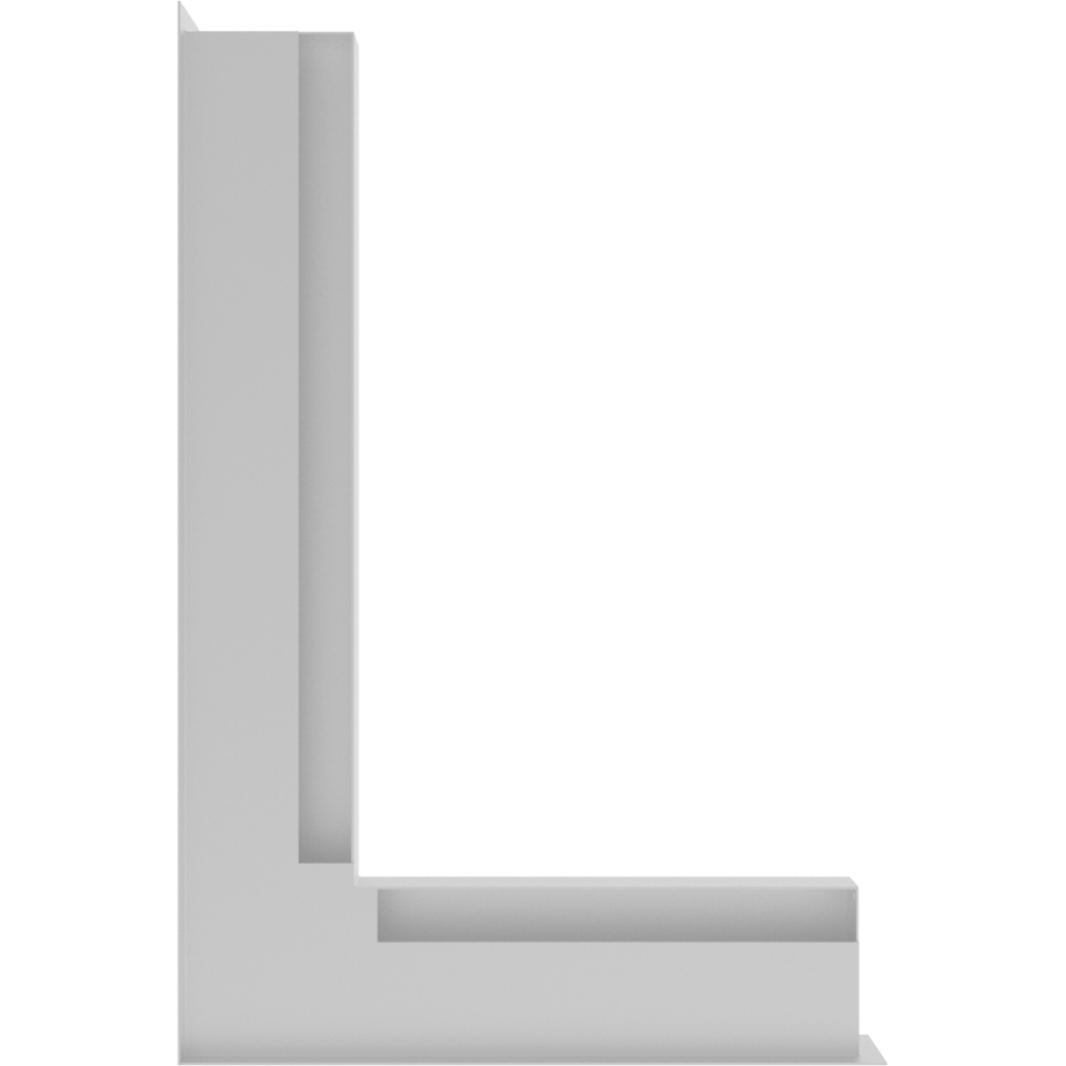 Решетка каминная вентиляционная LUFT NL белая B - фото 2 - id-p85311812