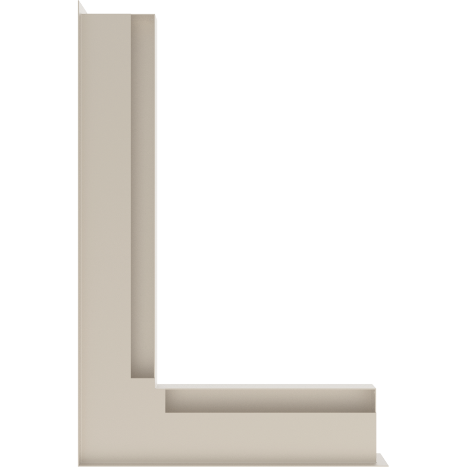 Решетка каминная вентиляционная LUFT NL кремовая K - фото 3 - id-p85311890
