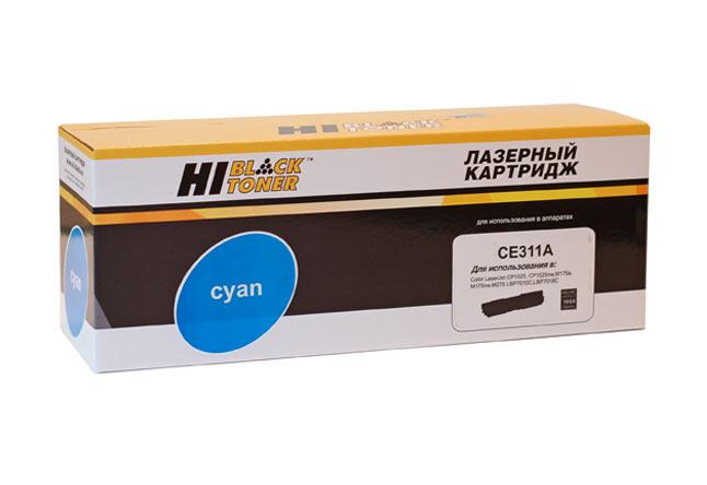 Картридж 126A/ CE311A (для HP Color LaserJet Pro CP1020/ CP1025/ M175/ M275) Hi-Black, голубой - фото 3 - id-p3313155