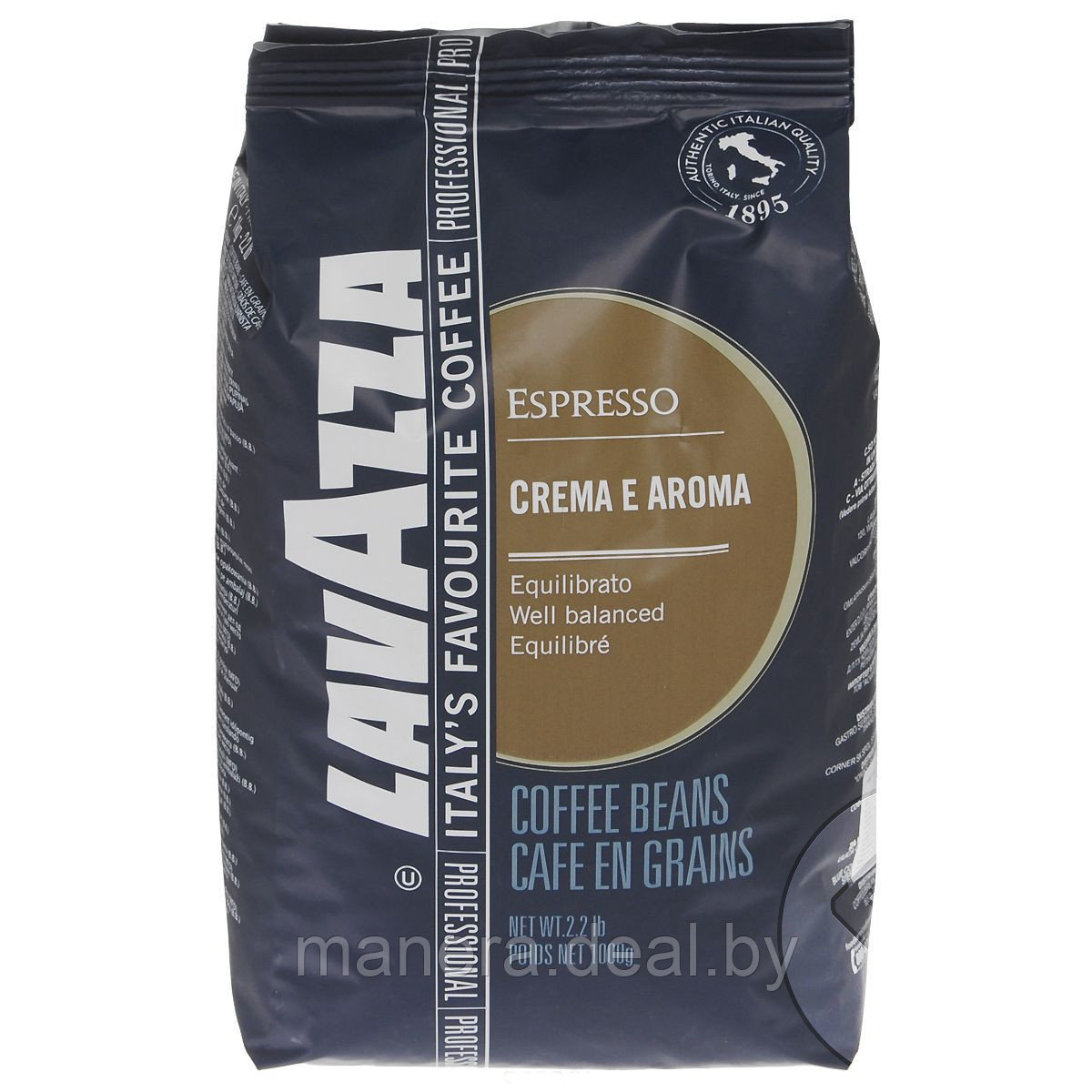 Кофе "Lavazza" в зерне Crema e Aroma ESPRESSO, 1000гр.