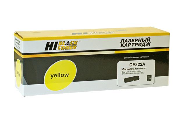 Картридж 128A/ CE322A (для HP Color LaserJet Pro CM1410/ CM1415/ CP1520) Hi-Black, жёлтый, 1400 страниц