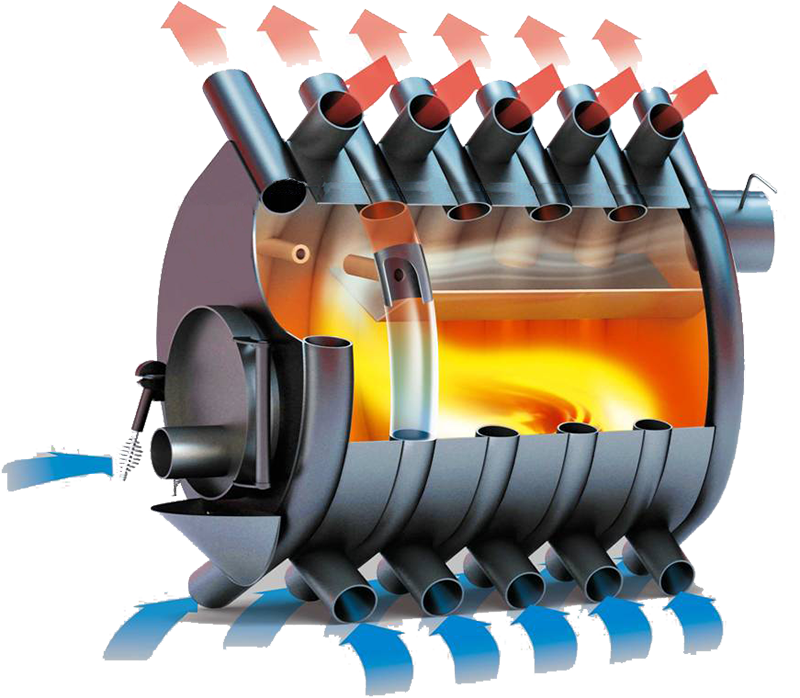 Печь газогенераторная Бренеран АОТ-06 тип 00 до 100м3 - фото 2 - id-p85312188