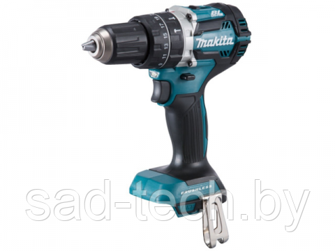 Аккум. ударная дрель-шуруповерт MAKITA DHP 484 Z в кор. (18.0 В, БЕЗ АККУМУЛЯТОРА, 2 скор., 54 Нм, шурупы до, фото 2