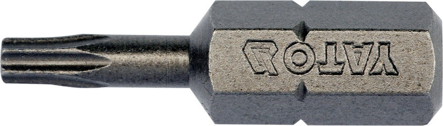 Бита TORX T10х25мм 1/4" (10шт) S2 HRC58-61 "Yato"YT-78141, фото 2