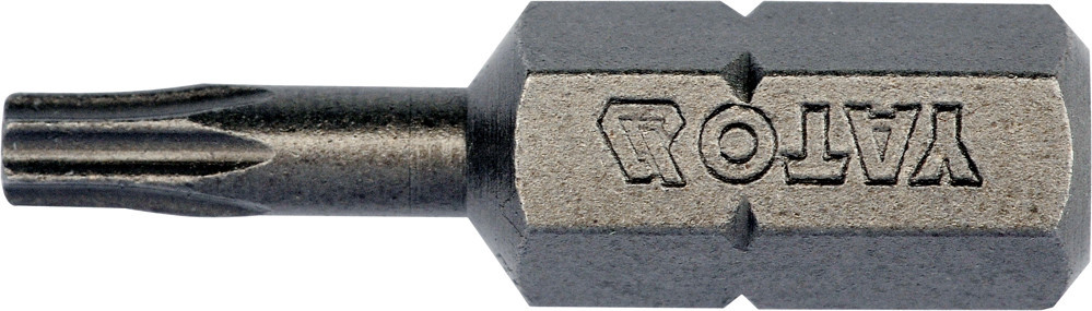 Бита TORX T15х25мм 1/4" (10шт) S2 HRC58-61 "Yato"YT-78142