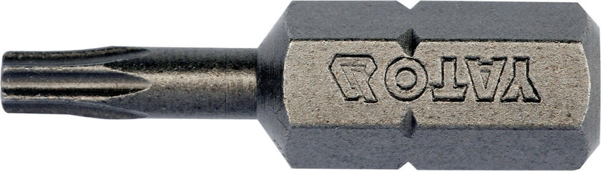 Бита TORX T15х25мм 1/4" (10шт) S2 HRC58-61 "Yato"YT-78142, фото 2