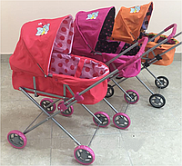 Детская игрушечная коляска для кукол Melogo арт. 9308 с люлькой - фото 4 - id-p24155835