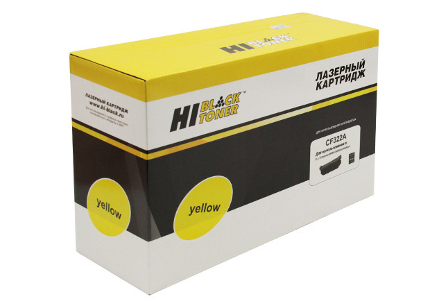 Картридж 653A/ CF322A (для HP Color LaserJet M680) Hi-Black, жёлтый