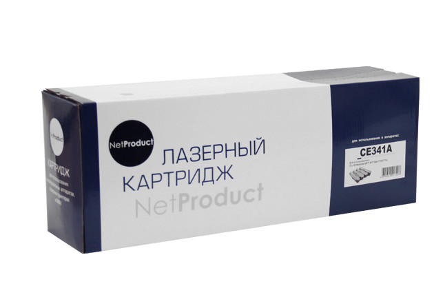Картридж 651A/ CE341A (для HP Color LaserJet M775) NetProduct, голубой
