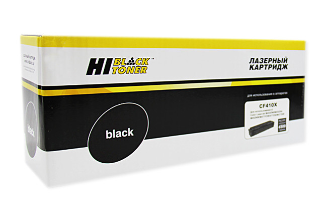 Картридж 410X/ CF410X (для HP Color LaserJet Pro M377/ M452/ M477) Hi-Black, чёрный