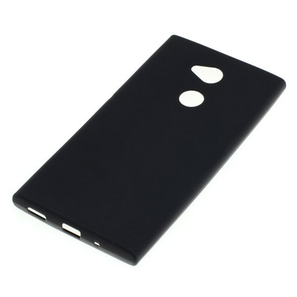 Чехол-накладка для Sony Xperia XA2 Plus (силикон) черный