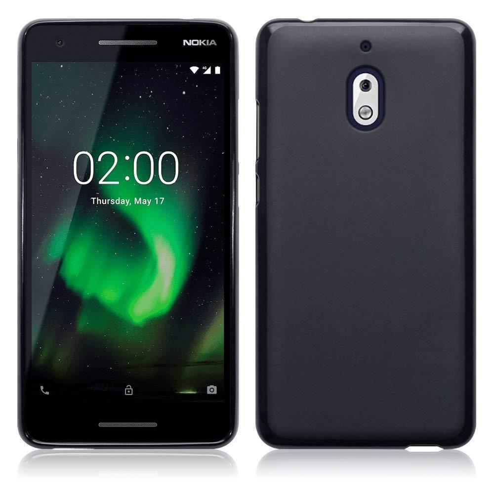 Чехол-накладка для Nokia 2.1 2018 (силикон) черный