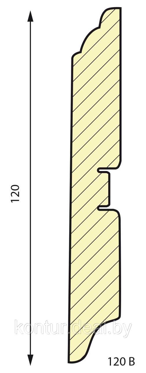 Плинтус Smartprofile Paint 120B - фото 2 - id-p85327693
