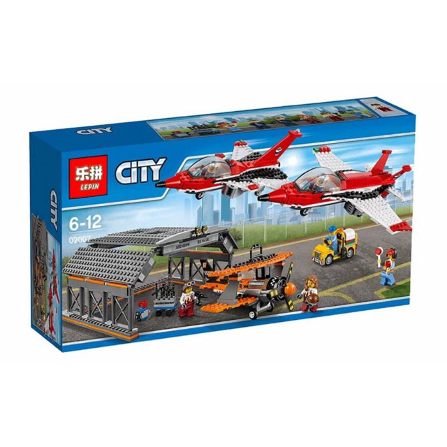 Конструктор Lepin 02007 City Авиашоу (аналог Lego City 60103) 723 детали - фото 2 - id-p85330918