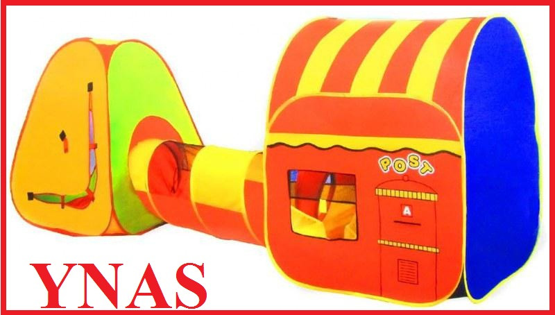 Детский игровой домик арт. 999E-24A "Домик с тоннелем", детская игровая палатка