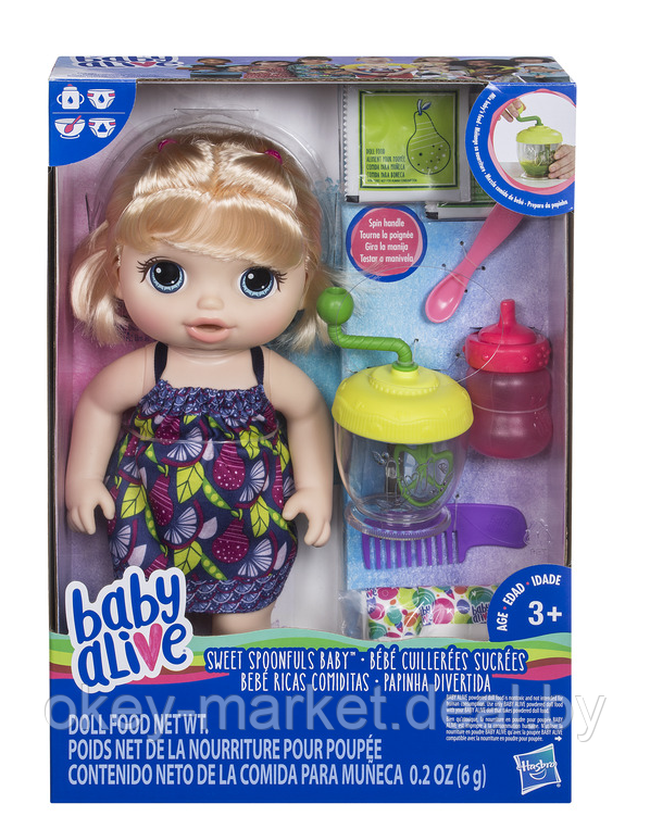 Интерактивная кукла "Малышка с блендером" Baby Alive - фото 8 - id-p85332743