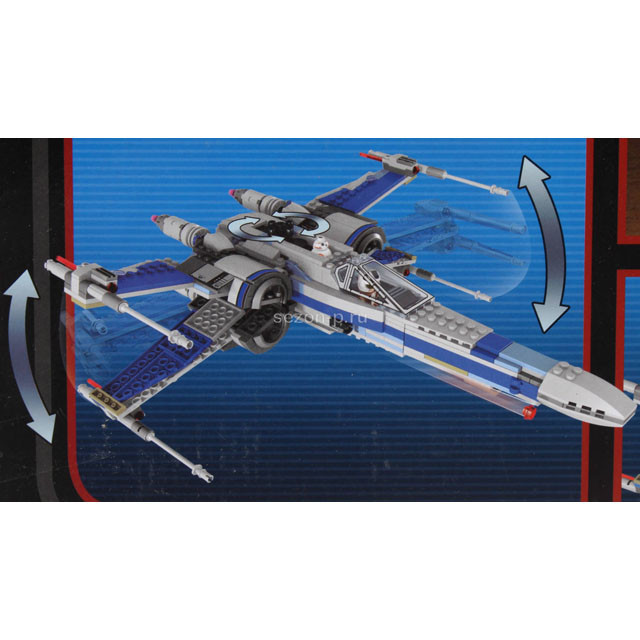 Конструктор Star Plan Lepin 05029 Истребитель X-Wing Сопротивления (аналог Lego Star Wars 75149) 740 деталей - фото 5 - id-p85351294