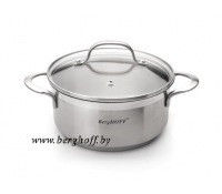 Кастрюля BergHOFF Bistro с крышкой 16 см 1,3 л Essentials арт. 1100090 - фото 1 - id-p85348287