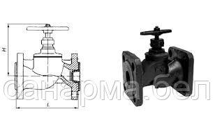 Клапан (вентиль) чугунный фланцевый Ду32 - фото 3 - id-p4179023