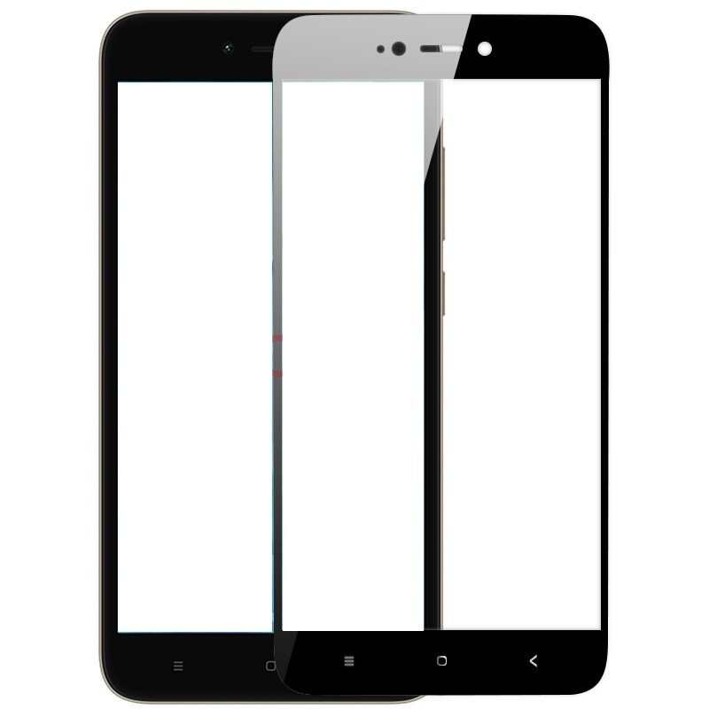 Защитное стекло Full-Screen для Xiaomi Mi A1 / Mi 5X черный (полноразмерное)