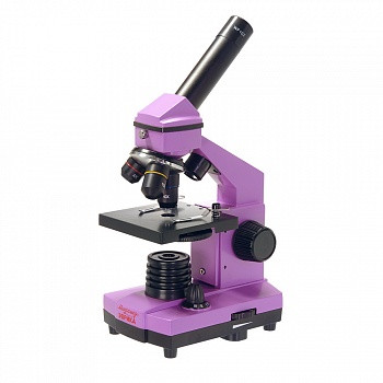 Микроскоп школьный Эврика 40х-400х в кейсе (аметист) - фото 2 - id-p85413619