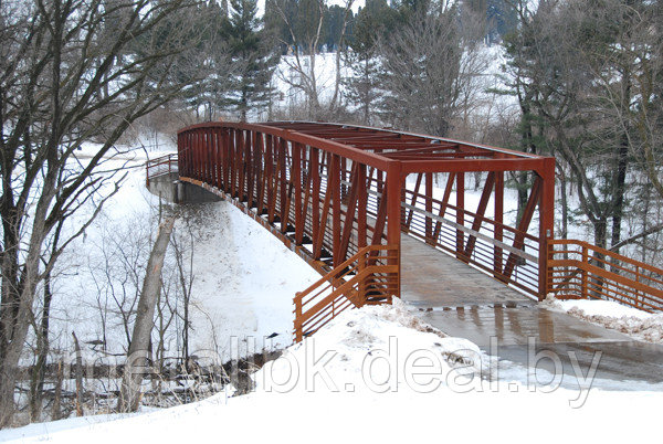 Стальной пешеходный мост, изготовление стального пешеходного моста, мост стальной, изготовление моста, - фото 5 - id-p4179289