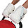 BAMBOLA Муфты-варежки для коляски шерстяной мех+плащевка, непромокаемые, 055B, бежевый, фото 4