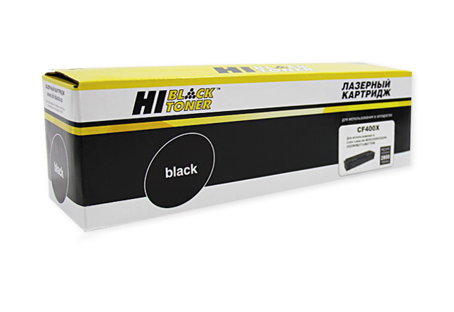 Картридж 201X/ CF400X (для HP Color LaserJet Pro M252/ M274/ M277) Hi-Black, чёрный