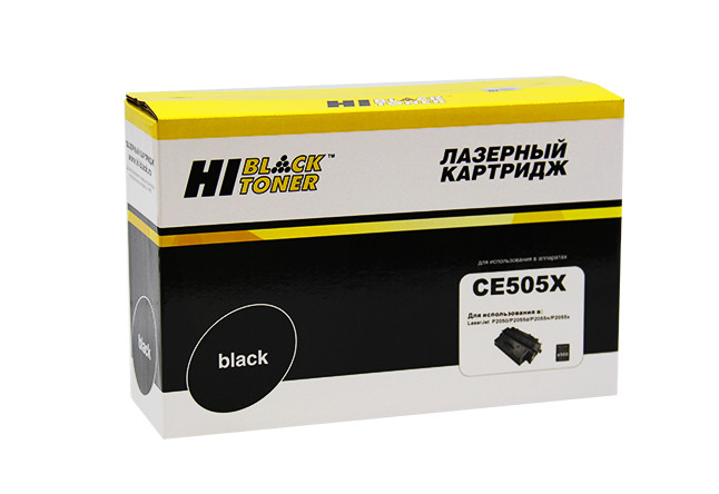 Картридж 05X/ CE505X (для HP LaserJet P2050/ P2055) Hi-Black - фото 1 - id-p3313246